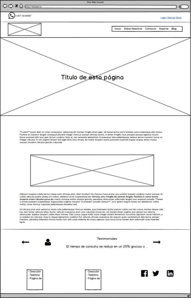 ejemplo de wireframe