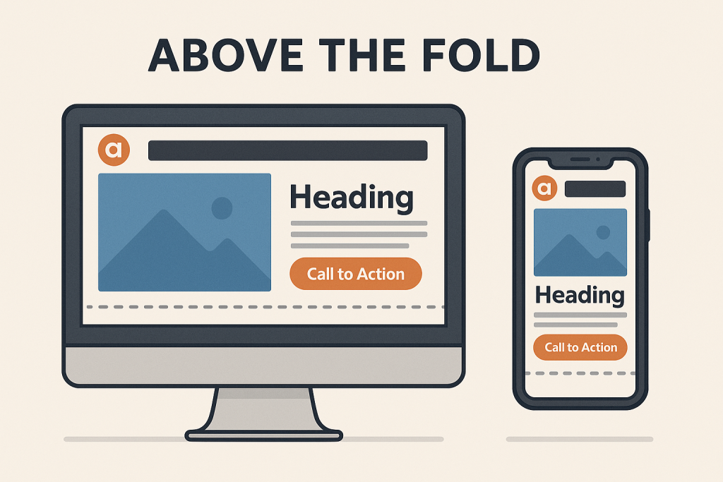above the fold