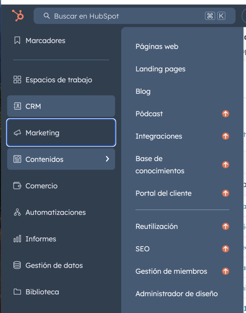 herramientas internas de hubspot